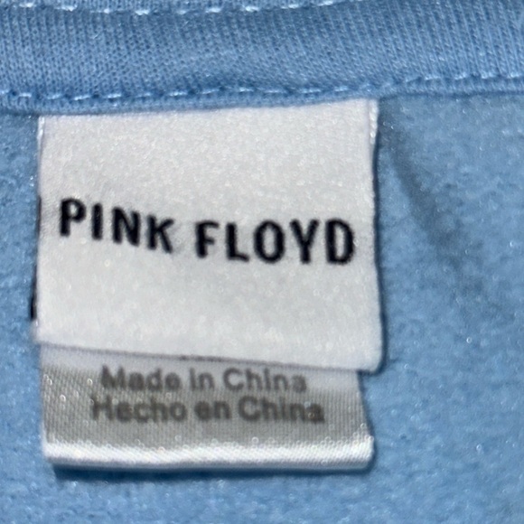 Pink Floyd Dark Side Of The Moon Graphic Cotton Blnd Blue Band Hoodie XL - Picture 5 of 9